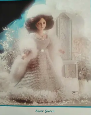 Jacquay Yaxley's Knitting Pattern Doll Fairytale Costume THE SNOW QUEEN • £1.25