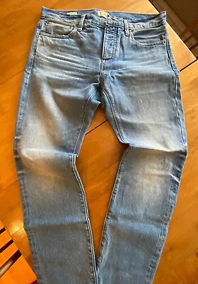 J. Crew 484 Men’s Japanese Selvedge Denim Jeans Three-Year Wash Sz 32x30 • $55