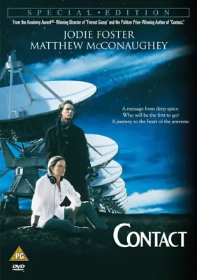 Contact DVD Sci-Fi & Fantasy (1998) Matthew McConaughey Quality Guaranteed • £2.53