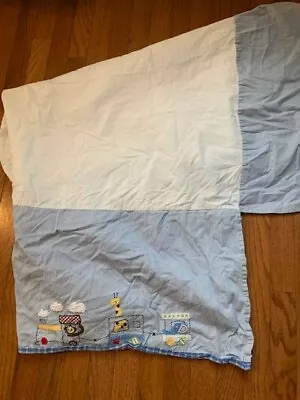 Pottery Barn Kids Ryder Train Crib Bed Skirt • $10