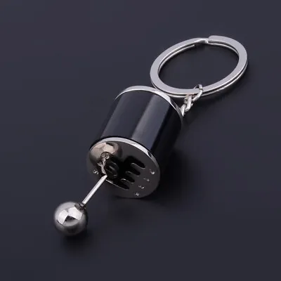 1x Car Shift Knob Manual Gear Stick Shifter Metal Key Ring Key Chain Universal • $4.94