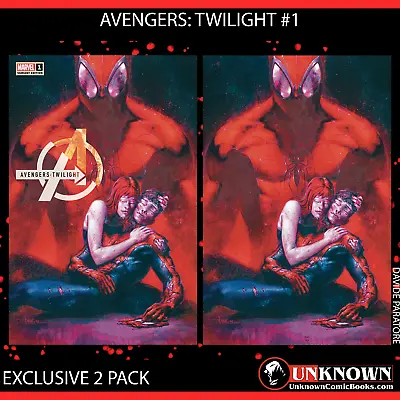 [2 Pack] Avengers: Twilight #1 Unknown Comics Davide Paratore Exclusive Var (01/ • $33