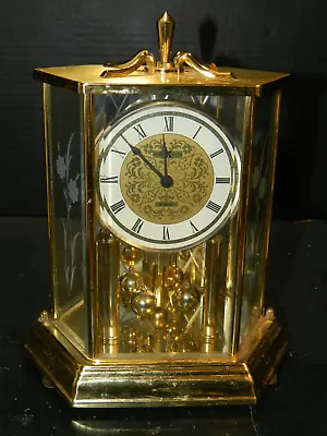 Vintage Howard Miller Hexagon Anniversary Clock 612-455 10  X 8.25  X 5.75  V.G. • $39.99
