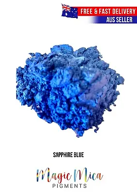 Premium Pearlescent Mica Pigment Powder - Sapphire Blue Epoxy Resin River Table • $4.99