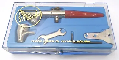 Vintage Paasche Airbrush Kit Type H With Accessories And Original Plastic Case • $42.88