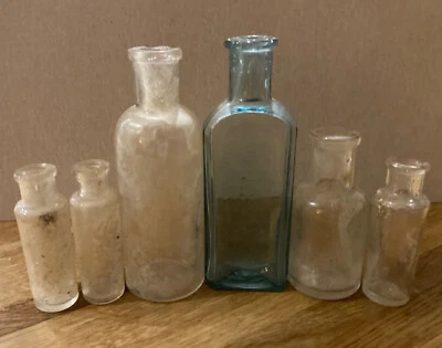 £3.99 • Buy Apothecary Bottles Vintage Various Sizes