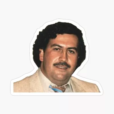 Pablo Escobar Sticker Funny Bumper 5 Inch Sticker Decal Vinyl For Car Truck • $10.62