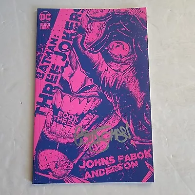 Batman Three Jokers #3 NM+ ~ UNREAD ~  Limited 1:25 Variant SIGNED GEOFF JOHNS • £39.66
