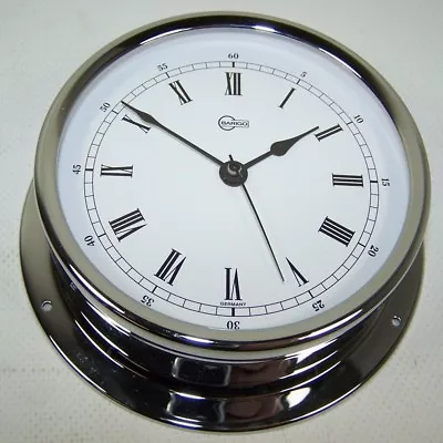 BA684C Victory Clock  Regatta  Chrome Plated Brass 4  Made In Germany • $119.99