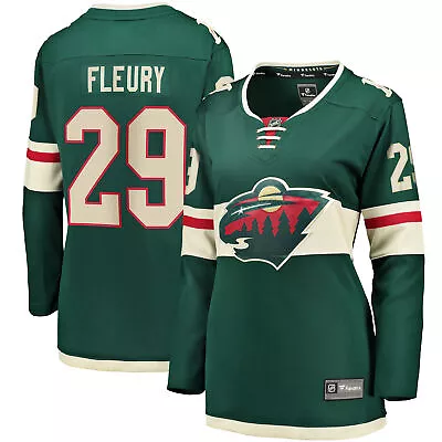 Women's Fanatics Branded Marc-Andre Fleury Green Minnesota Wild Home Breakaway • $154.99