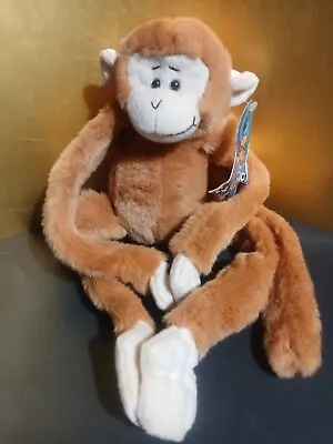 Vintage Monkey Plush Stuffed Animal 22   Ape Clinger Long Arms And Feet Stick • $14.99