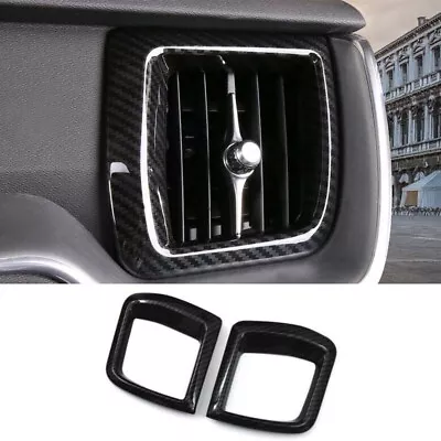 For Volvo XC60 2018-2023 Carbon Fiber Grain L&R AC Air Cover Decor Outlet Vent • $36.21