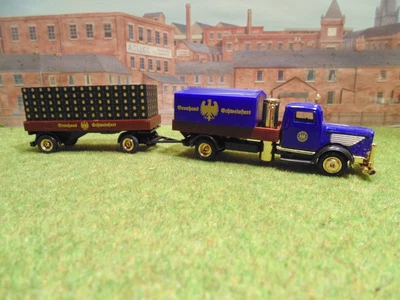 £3.99 • Buy Superb  Tractor  Unit With Long Loaded Trailer ,ho But Usable Oo ,