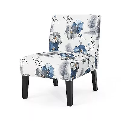 Kassi Accent Chair Blue Floral - Christopher Knight Home • $52.99