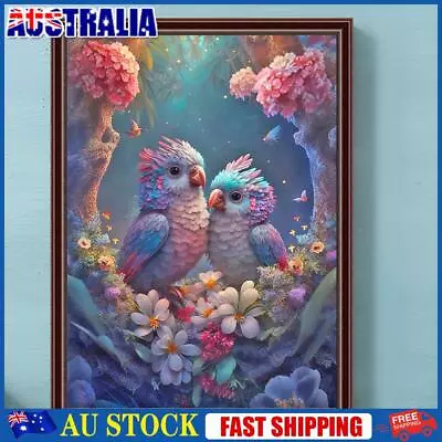 $12.28 • Buy 5D DIY Full Round Drill Diamond Painting Bird Kit Home Decoration Art Craft