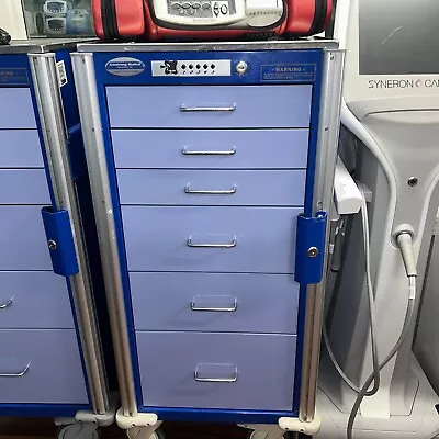 Armstrong Medical - 6 Drawer Crash Cart Xtra Storage On Top-locking Drawers • $795