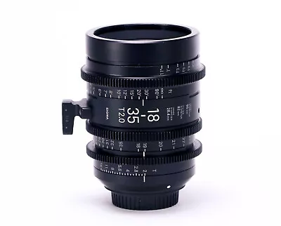 Sigma 18-35mm T2 High Speed Cine Zoom Lens (Canon EF Mount) • $2099