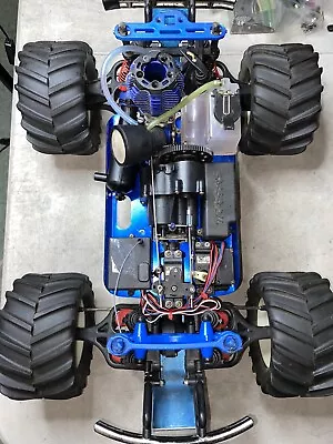 Traxxas T-Maxx Truck 3.3 Engine And Upgrades With Reverse And 2-speed 4wd Clean • $190