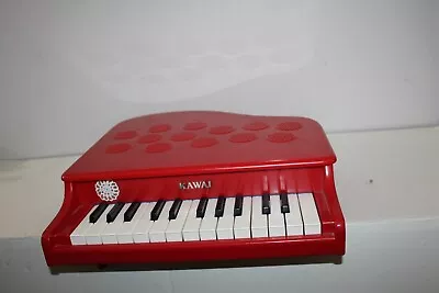 Kawai Mini Grand Piano Toys For Kids Red 25 Keys  Made In Japan • $90