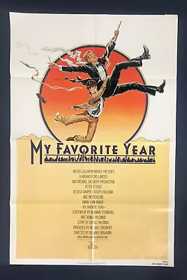 MY FAVORITE YEAR (1982) Original Movie Poster - PETER O'TOOLE • $35