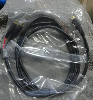 Rare New Old School Zapco Sldin.06 Din To Rca Cable Original Oem From Zapco • $75