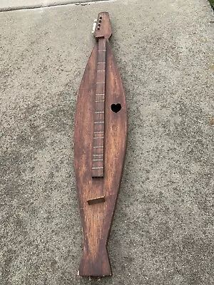 Vintage Handmade  37  Wood 4 String Mountain Dulcimer Rare Style Instrument • $139.99