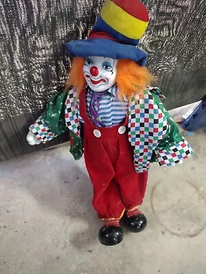 Vintage Porcelain Clown Doll • $0.99