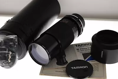 Tamron 80-210mm F/3.8-4 Nikon F Mount Zoom. EXC++ Cond. +case+hood+filter+manual • £34.95