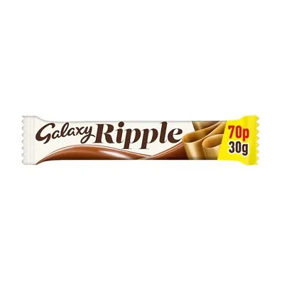 Galaxy Ripple Standard Chocolate Bars - 36 X 33g Wholesale Box P/M 70P BARS • £26.99