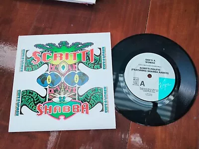 Scritti Politti   She's A Woman   1991  VIRGIN  7  45rpm Picture Cover Single • $12