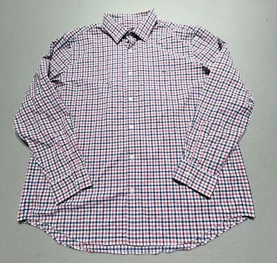 Vineyard Vines Performance Classic Fit Tucker Shirt Plaid Shirt Long Sleeve 2XL • $26.99