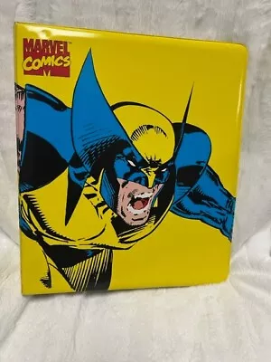 Rare VINTAGE 1994 Marvel Comics Wolverine X-Men Collector's 3-Ring Binder • $65