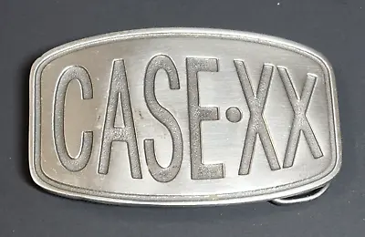 Vintage Case XX Knives Solid Fine Pewter Belt Buckle HTF Block Letter Buckle • $34.99