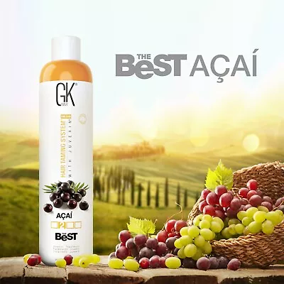 GK HAIR The Best ACAI 10.1oz Smoothing Brazilian Keratin Treatment Straightening • $167.11