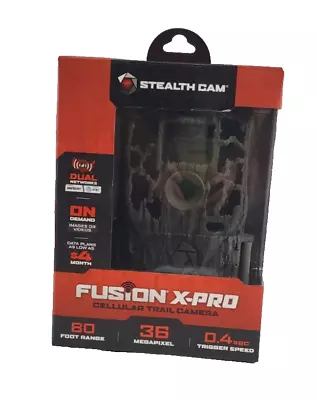 Stealth Cam Fusion X-Pro Cellular Trail Camera - Gray - Model: STC-FXWT • $60