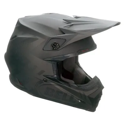 Bell Moto-9 Flex Carbon Syndrome MX Helmet Matte Black/Gray SIZE XL • $629.95