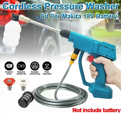 £29.46 • Buy Portable High Pressure Water Spray Gun Cordless Jet Washer Cleaner For Makita