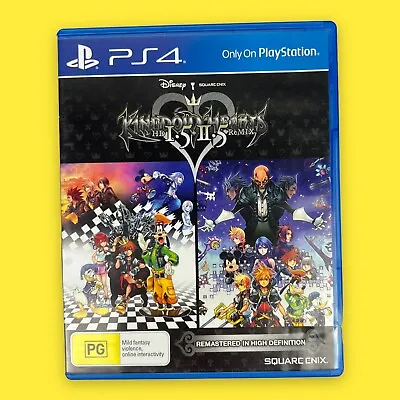 Kingdom Hearts HD 1.5 + 2.5 Remix (PlayStation 4 2017) Free Next Day Postage • $29.90