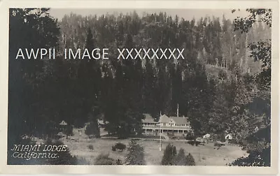 RPPC-Miami Lodge-Mariposa County-Ca-California-Near Yosemite-Some Warping • $8.99