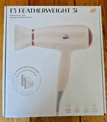 T3 Featherweight 3i Professional Hair Dryer Satin Rose Gold / Pink • $110