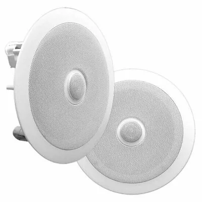 Pyle PDIC60 In-Wall / In-Ceiling Dual 6.5-inch Speaker System 2-Way White . • $52.29