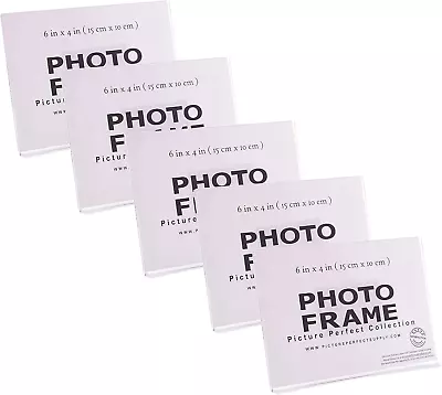 Photo Booth Frames - 6X4 Clear Acrylic Picture Frame Magnet Magnetic Acrylic Pho • $24.94