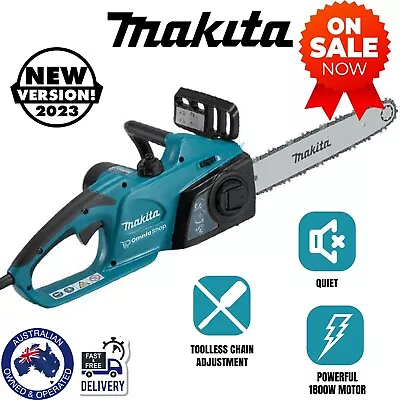 Makita Electric Chainsaw 1800W 400mm NEW Genuine Corded Tool 16  With Guide Bar • $311.97