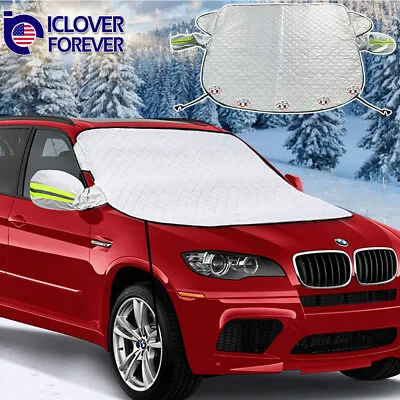 Magnetic Car Windshield Snow Cover Ice Frost Protector SUV Winter Guard Truck • $19.78