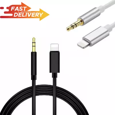 3.5mm Jack AUX Adapter Cable Cord To Car Audio For IPhone 7 8 X XS 11 12 13 14 • £3.27