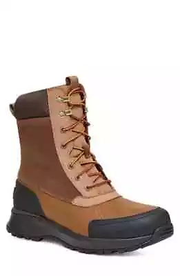 UGG Men's Emmett Duck Boot HI Chestnut Brown Waterproof Winter 1130766 Size 13 • $99.99