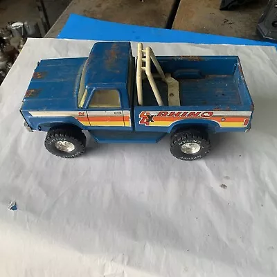 Vintage Nylint Chevy 4x4 Blue Rhino Pickup Truck With Winch Rollbar 1970’s. • $100