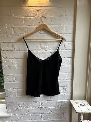 Black Vest Top By Maria Grachvogel Size 14 • £12.50
