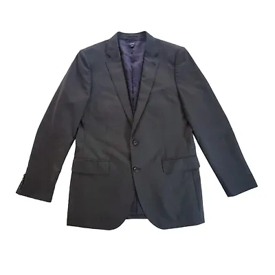 J Crew Dark Gray Aldridge Jacket Italian Wool Double Vent Suit Jacket Men's 42L • $24.74