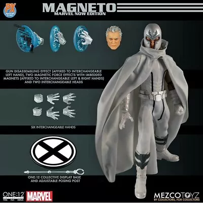 Mezco Toys One:12 Marvel Marvel Magneto PX Previews Exclusive New Unopened • $69.99
